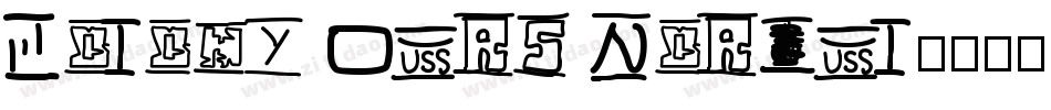 Colony Wars Normal字体转换